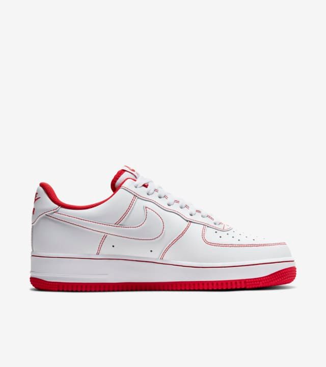 【スニダンで購入可】NIKE AIR FORCE 1 STITCH "RADIANT RED" 抽選/定価/販売店舗まとめ 4枚目