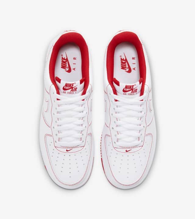 【スニダンで購入可】NIKE AIR FORCE 1 STITCH "RADIANT RED" 抽選/定価/販売店舗まとめ 6枚目