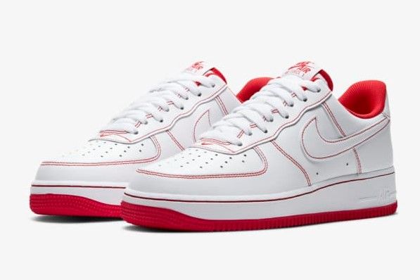 【スニダンで購入可】NIKE AIR FORCE 1 STITCH "RADIANT RED" 抽選/定価/販売店舗まとめ 2枚目