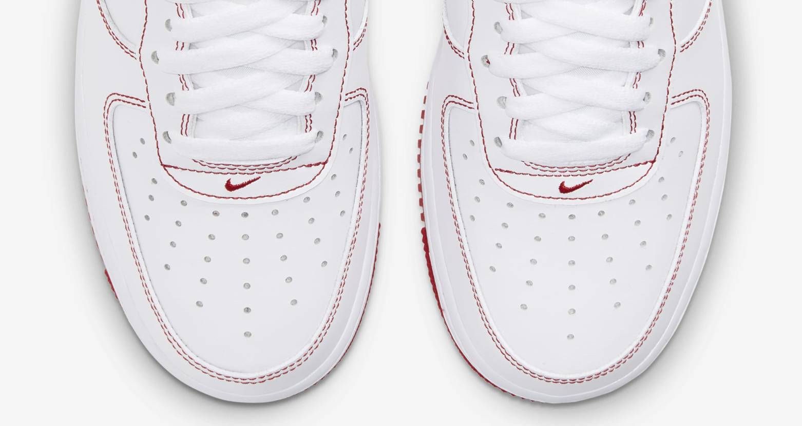 【スニダンで購入可】NIKE AIR FORCE 1 STITCH "RADIANT RED" 抽選/定価/販売店舗まとめ 8枚目