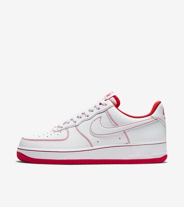 【スニダンで購入可】NIKE AIR FORCE 1 STITCH "RADIANT RED" 抽選/定価/販売店舗まとめ 3枚目