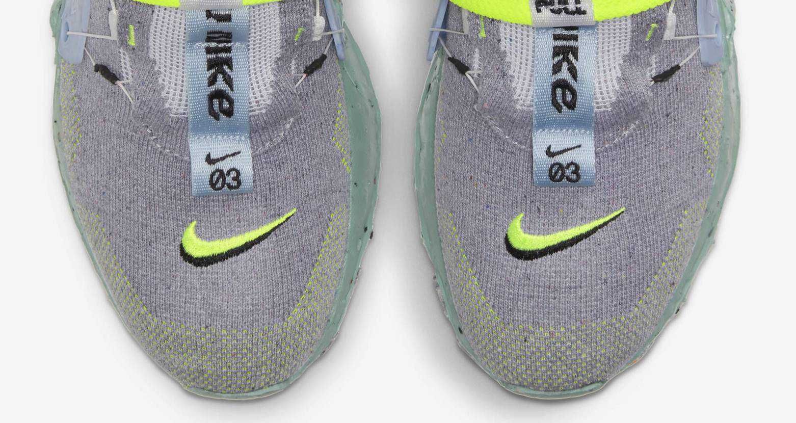 【スニダンで購入可】NIKE SPACE HIPPIE 03 "THIS IS TRASH" "HEALING JADE" 抽選/定価/販売店舗まとめ 7枚目