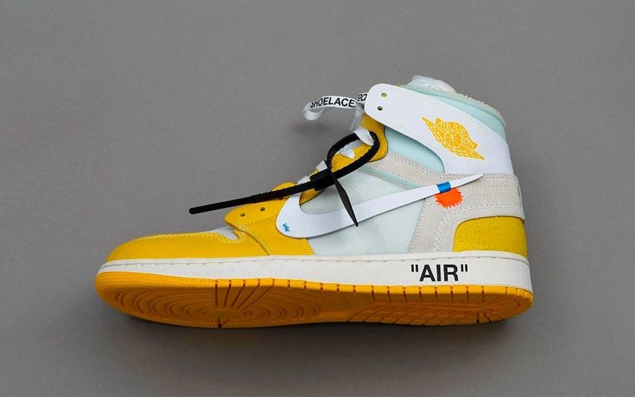 【リーク】OFF-WHITE × NIKE AIR JORDAN 1 "CANARY YELLOW" 抽選/定価/販売店舗まとめ 7枚目