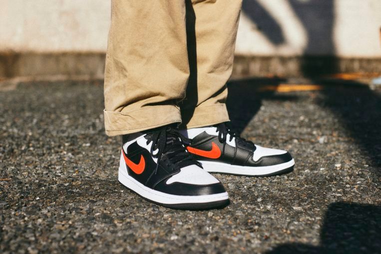 【スニダンで購入可】NIKE AIR JORDAN 1 MID "BLACK/CHILE RED/WHITE" 抽選/定価/販売店舗まとめ 5枚目