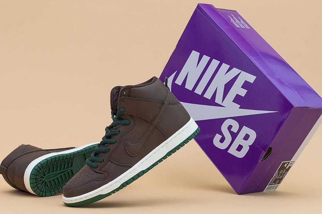 【スニダンで購入可】NIKE SB DUNK HIGH "BAROQUE BROWN" 抽選/定価/販売店舗まとめ 2枚目