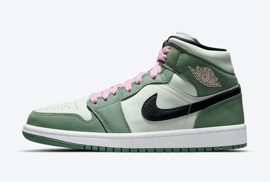 【スニダンで購入可】4/26発売 NIKE WMNS AIR JORDAN 1 MID SE "DUTCH GREEN" 抽選/定価/販売店舗まとめ 3枚目