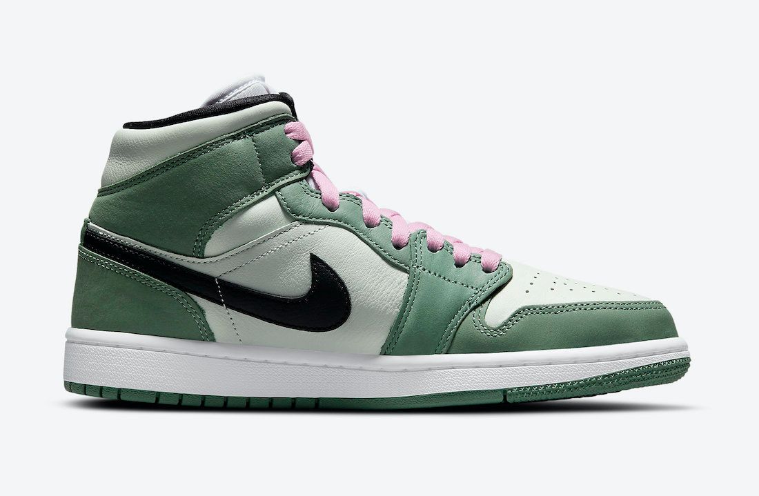 【スニダンで購入可】4/26発売 NIKE WMNS AIR JORDAN 1 MID SE "DUTCH GREEN" 抽選/定価/販売店舗まとめ 4枚目
