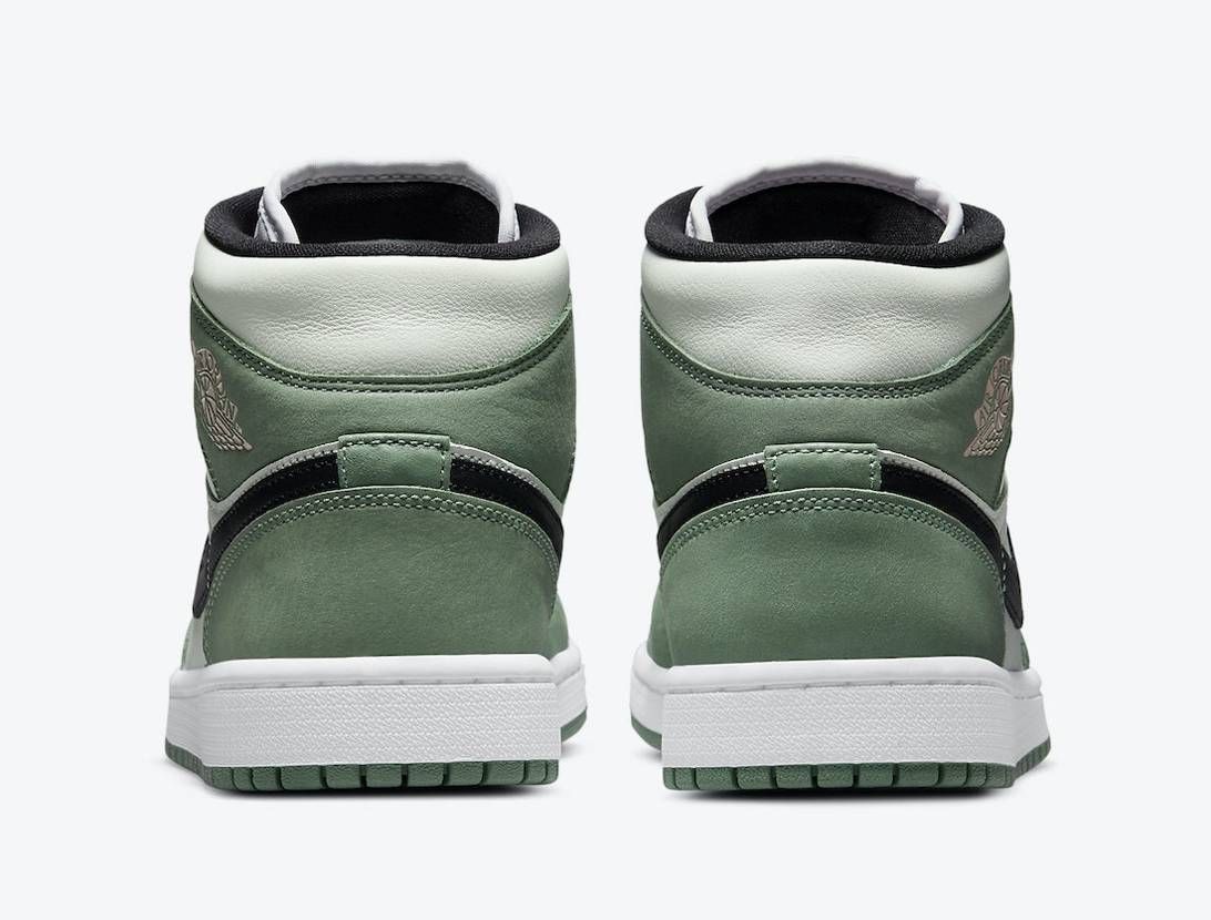 【スニダンで購入可】4/26発売 NIKE WMNS AIR JORDAN 1 MID SE "DUTCH GREEN" 抽選/定価/販売店舗まとめ 7枚目