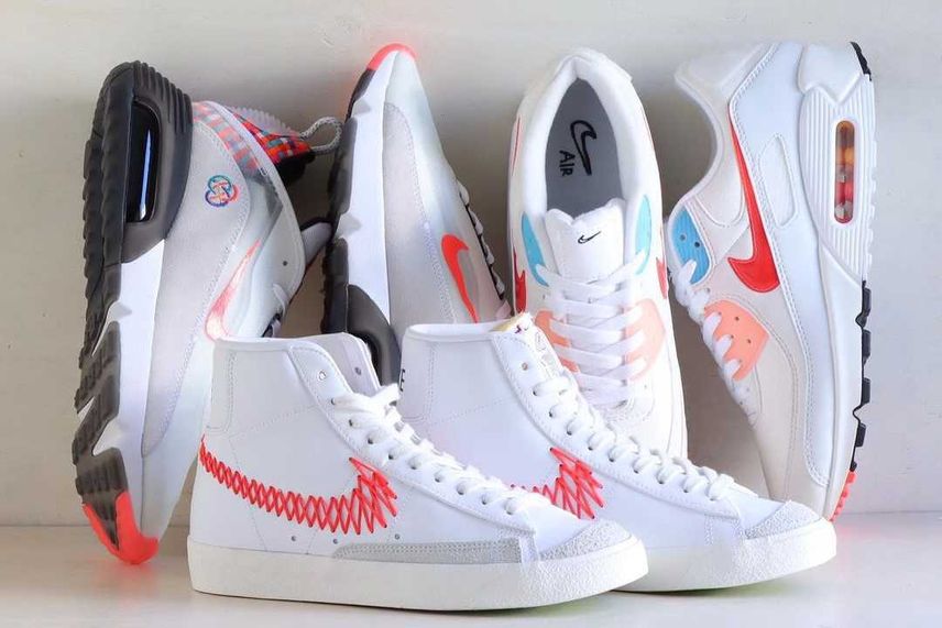 完売品 NIKE ブレーザー ミッド スプリング フェスティバル スニーカー Nike Blazer Mid '77 Vintage