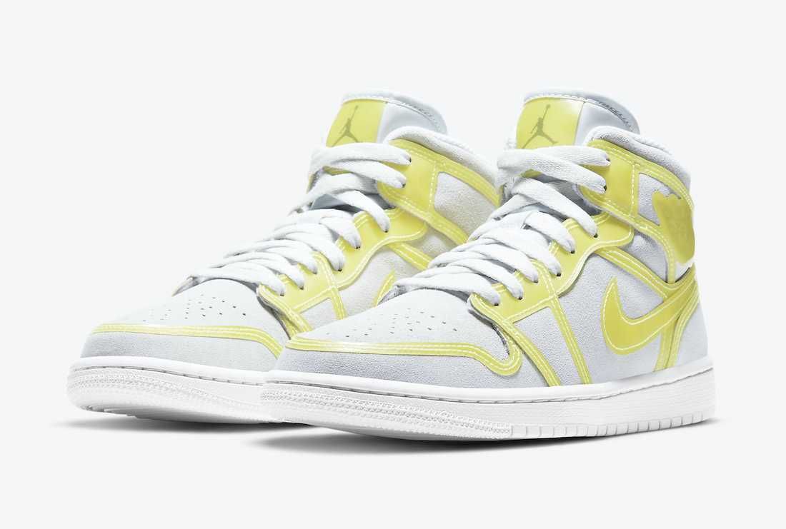 【スニダンで購入可】NIKE WMNS AIR JORDAN 1 MID LX "OPTI YELLOW" 抽選/定価/販売店舗まとめ 2枚目