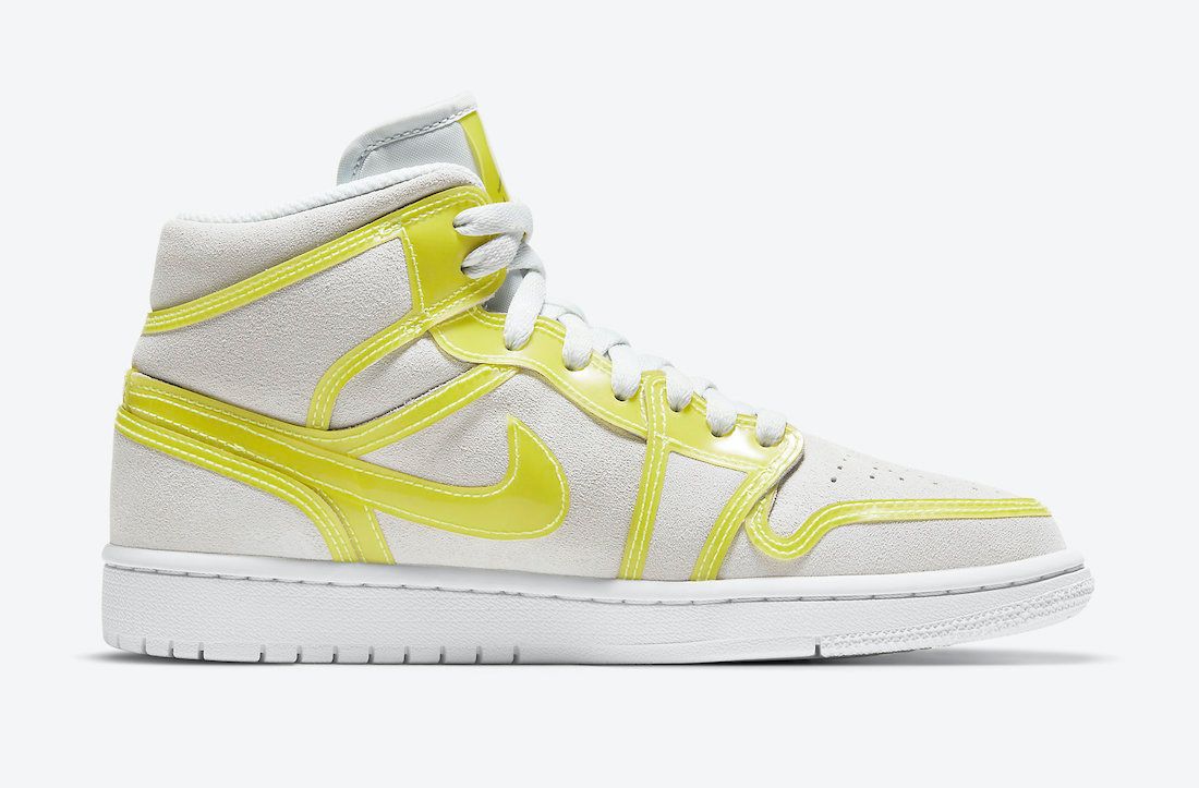 【スニダンで購入可】NIKE WMNS AIR JORDAN 1 MID LX "OPTI YELLOW" 抽選/定価/販売店舗まとめ 4枚目