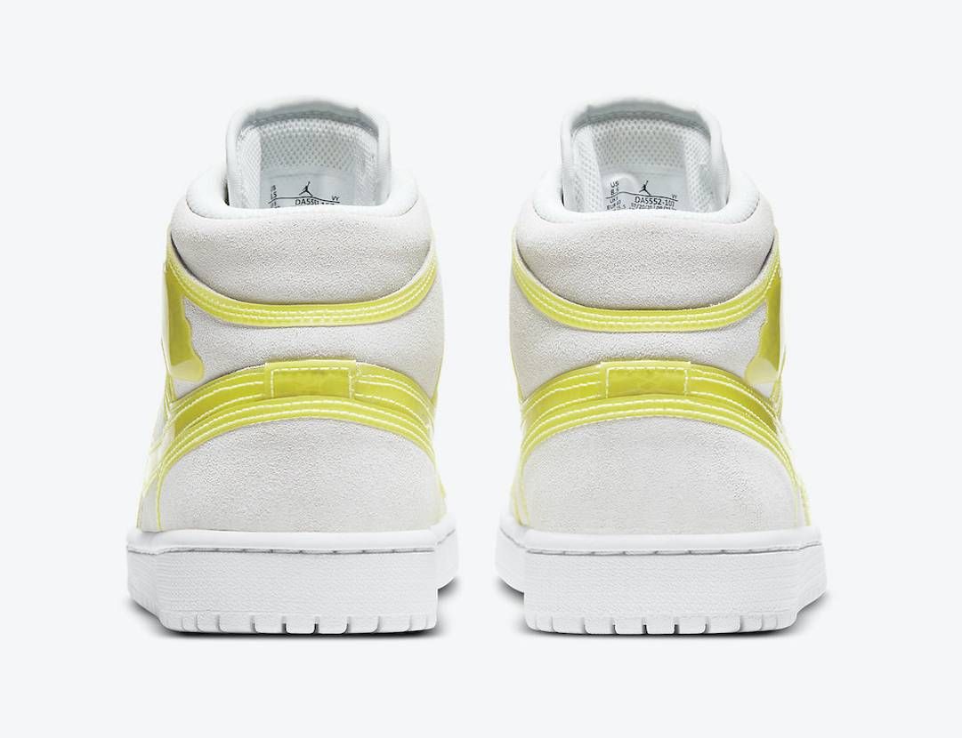 【スニダンで購入可】NIKE WMNS AIR JORDAN 1 MID LX "OPTI YELLOW" 抽選/定価/販売店舗まとめ 6枚目