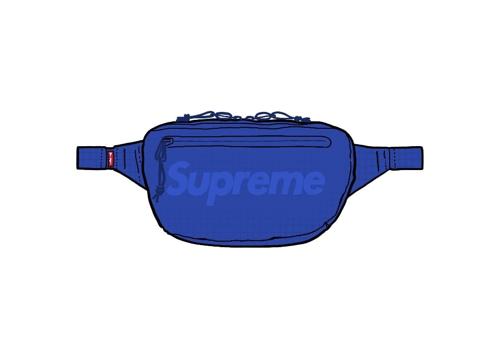 Supreme Waist Bag ブラック 21ss