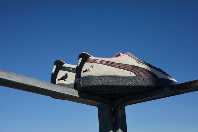 【スニダンで購入可】STAPLE × atmos × PUMA SUEDE VTG "PIGEON & CROW" 抽選/定価/販売店舗まとめ 2枚目