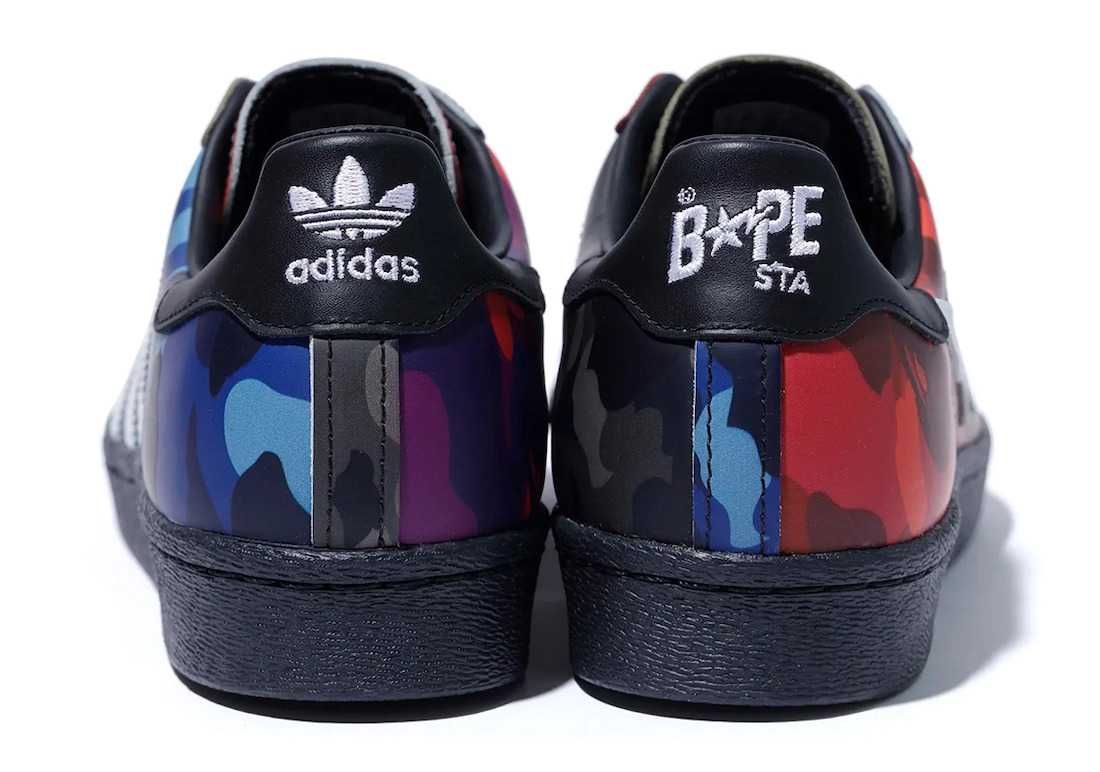 【スニダンで購入可】BAPE × ADIDAS SUPERSTAR 80S 2COLORS  抽選/定価/販売店舗まとめ 7枚目