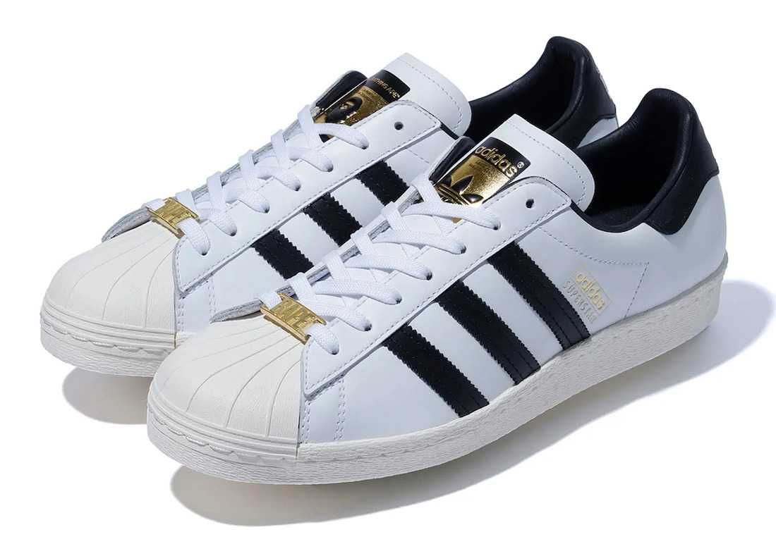 【スニダンで購入可】BAPE × ADIDAS SUPERSTAR 80S 2COLORS  抽選/定価/販売店舗まとめ 2枚目