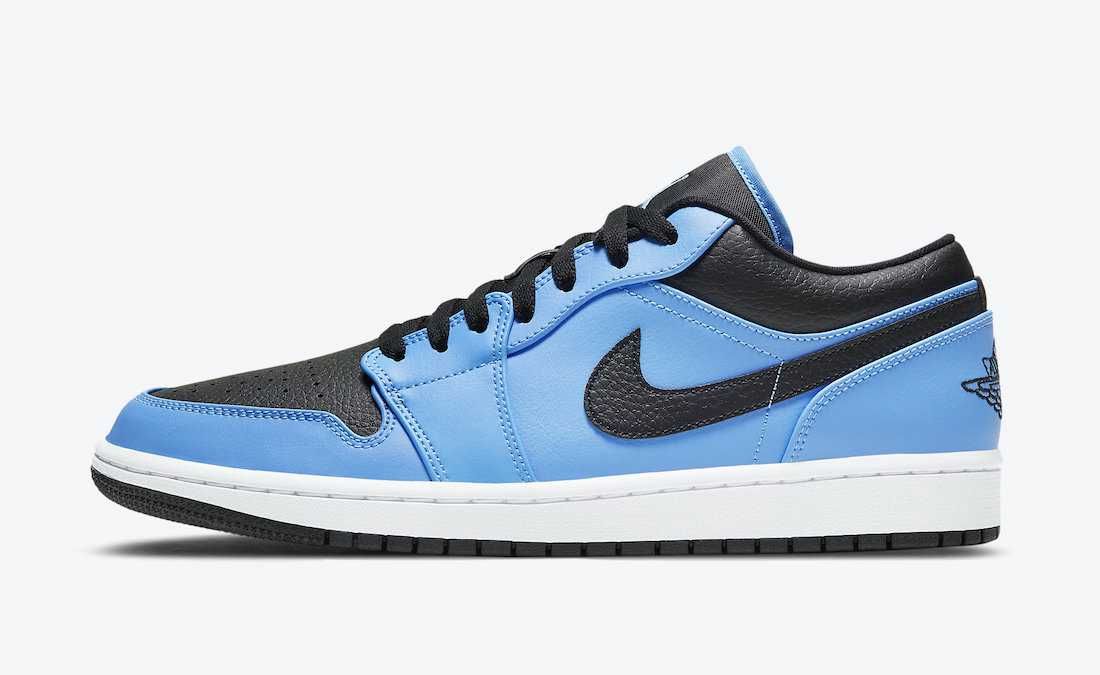 【スニダンで購入可】NIKE AIR JORDAN 1 LOW "UNIVERSITY BLUE/BLACK" 抽選/定価/発売店舗まとめ 3枚目