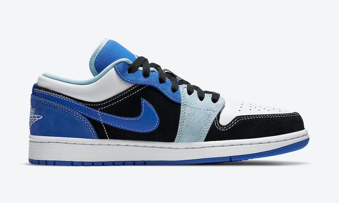 【スニダンで購入可】NIKE AIR JORDAN 1 LOW "WHITE/BLACK/BLUE" 抽選/定価/発売店舗まとめ 4枚目