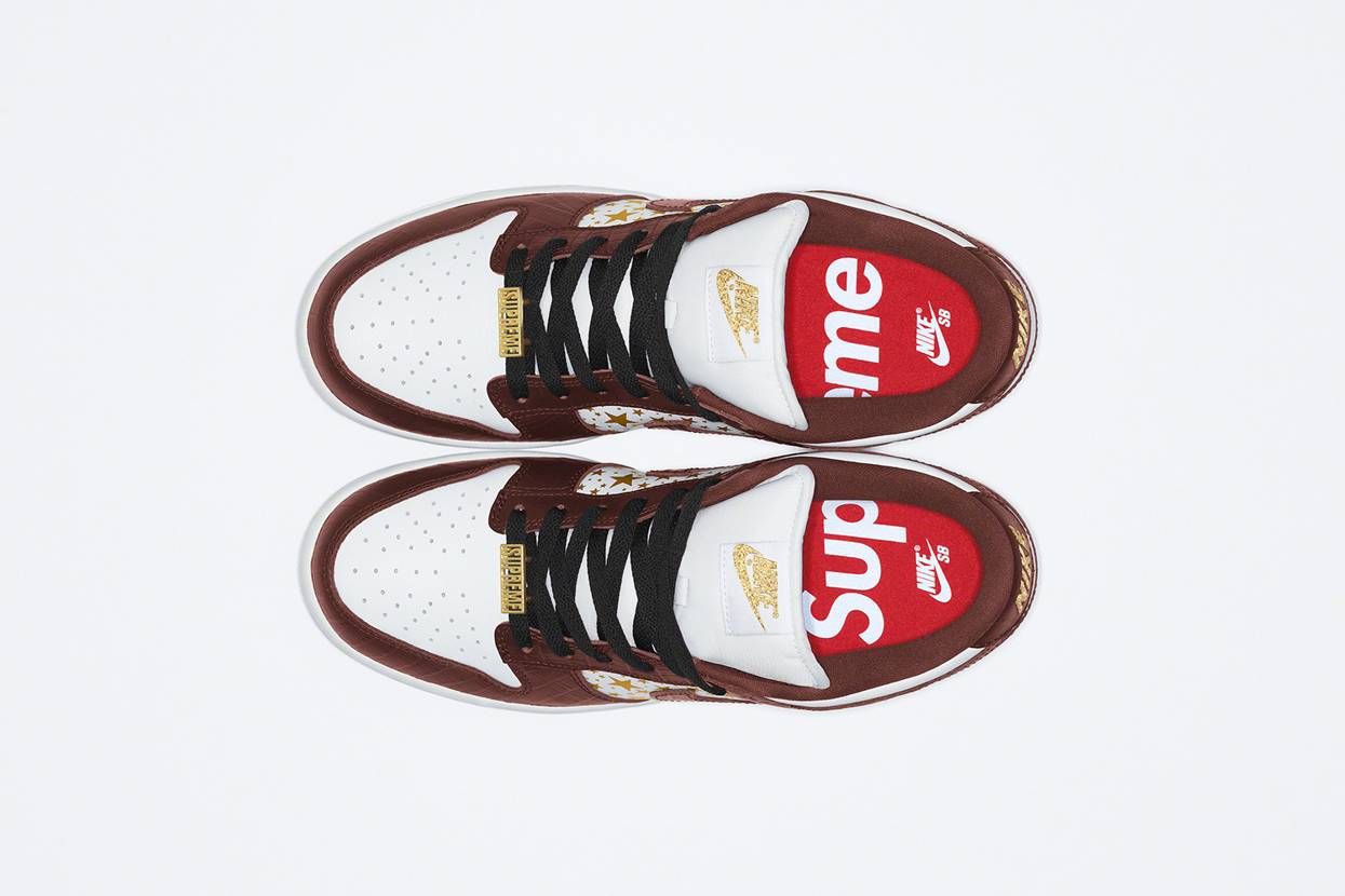 【スニダンで購入可】3/6発売 Supreme × Nike SB Dunk Low OG QS "Gold Stars" 4colors 抽選/定価/販売店舗まとめ 10枚目