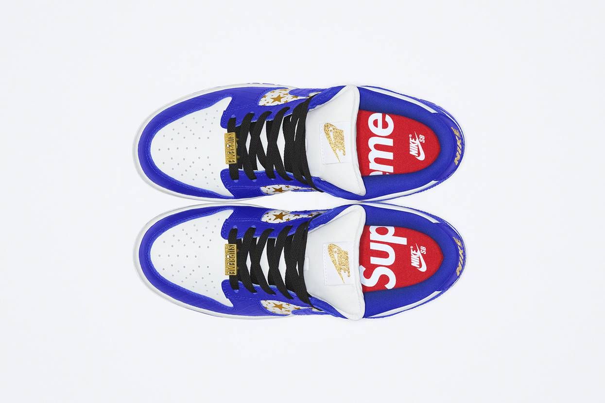 【スニダンで購入可】3/6発売 Supreme × Nike SB Dunk Low OG QS "Gold Stars" 4colors 抽選/定価/販売店舗まとめ 9枚目