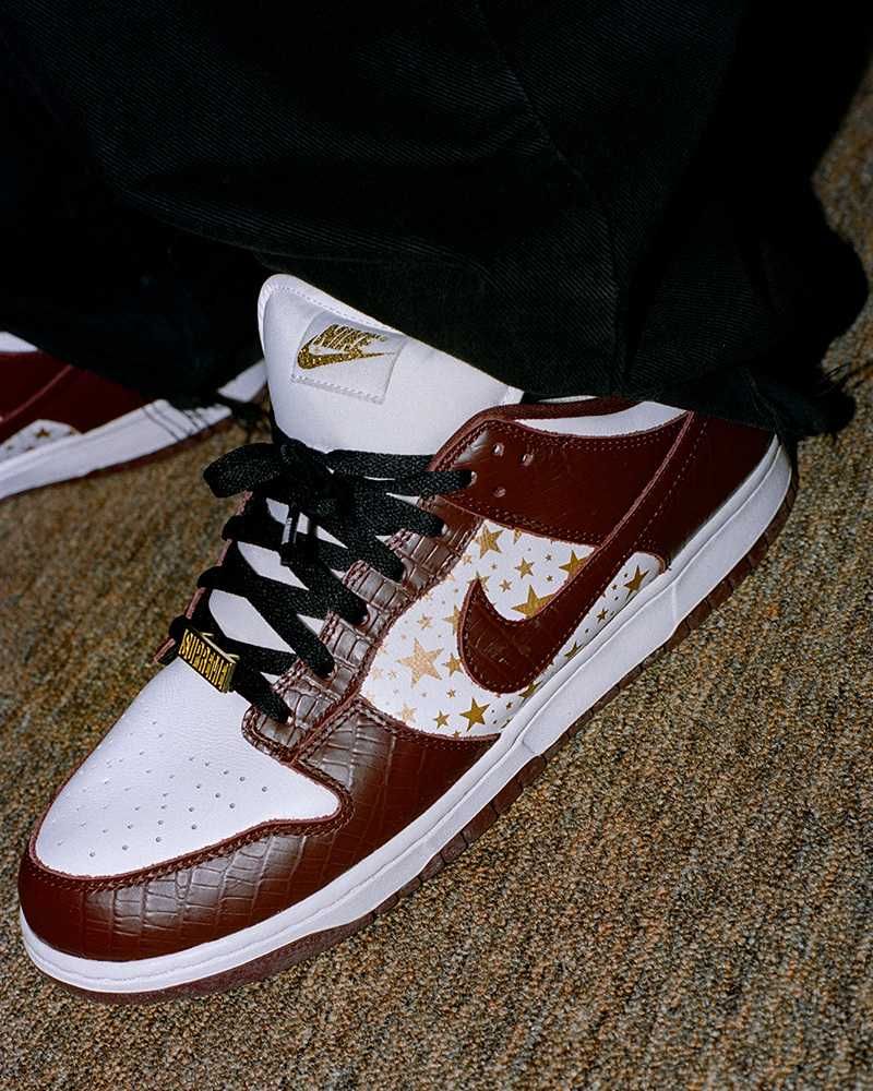 【スニダンで購入可】3/6発売 Supreme × Nike SB Dunk Low OG QS "Gold Stars" 4colors 抽選/定価/販売店舗まとめ 5枚目