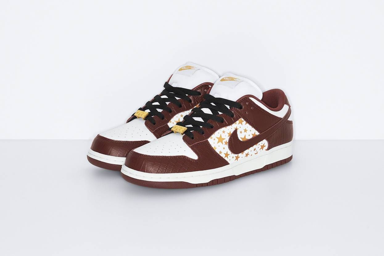 【スニダンで購入可】3/6発売 Supreme × Nike SB Dunk Low OG QS "Gold Stars" 4colors 抽選/定価/販売店舗まとめ 14枚目