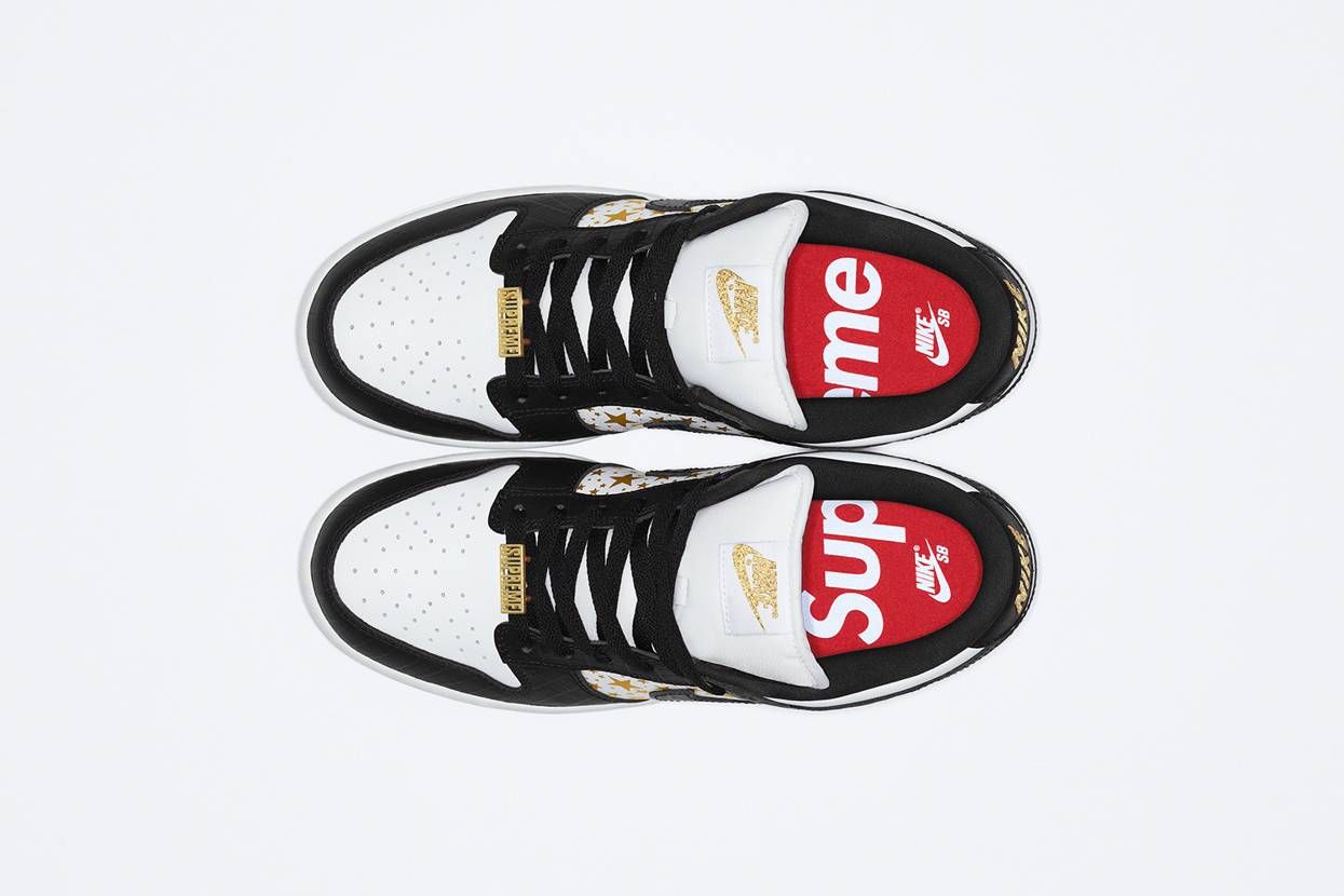 【スニダンで購入可】3/6発売 Supreme × Nike SB Dunk Low OG QS "Gold Stars" 4colors 抽選/定価/販売店舗まとめ 13枚目