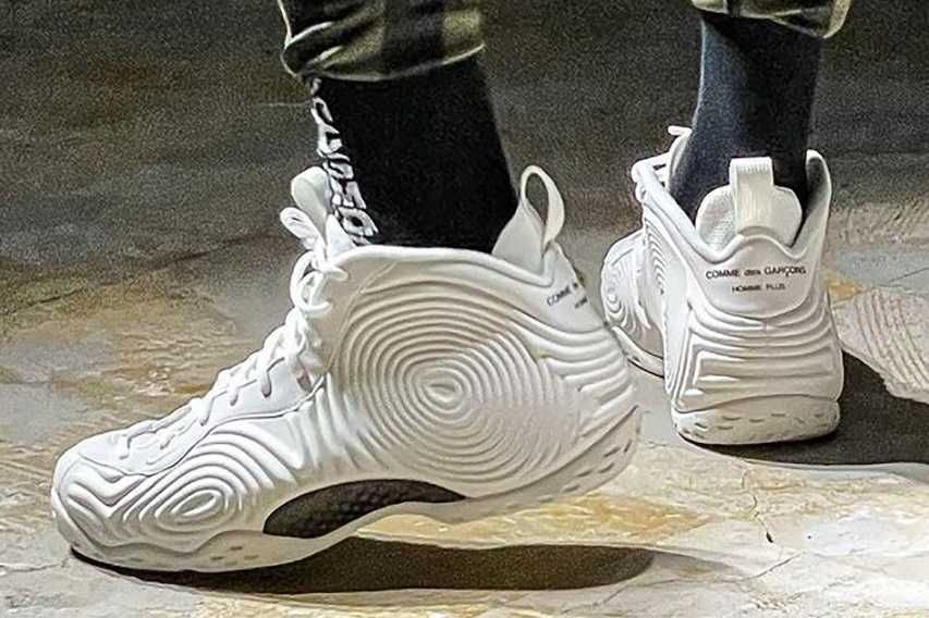 【スニダンで購入可】11/26発売 COMME des GARÇONS × Nike Air Foamposite One 2colors 抽選/定価/販売店舗まとめ 11枚目