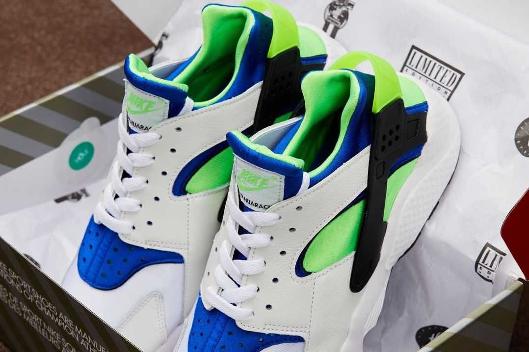 【スニダンで購入可】NIKE AIR HUARACHE "SCREAM GREEN" 抽選/定価/販売店舗まとめ 4枚目