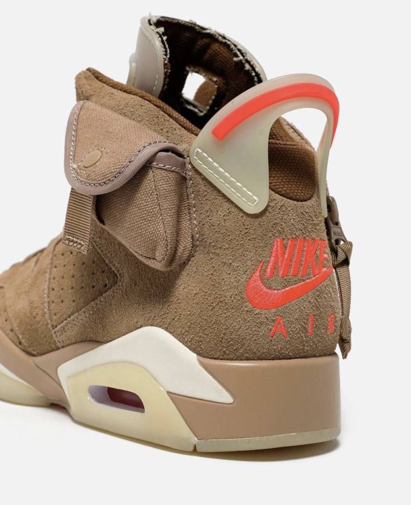 【スニダンで購入可】TRAVIS SCOTT × NIKE AIR JORDAN 6 "BRITISH KHAKI" 抽選/定価/販売店舗まとめ 18枚目