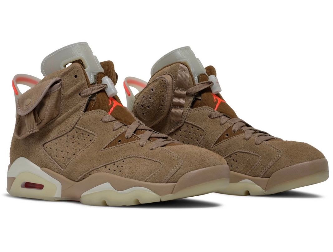 【スニダンで購入可】TRAVIS SCOTT × NIKE AIR JORDAN 6 "BRITISH KHAKI" 抽選/定価/販売店舗まとめ 13枚目