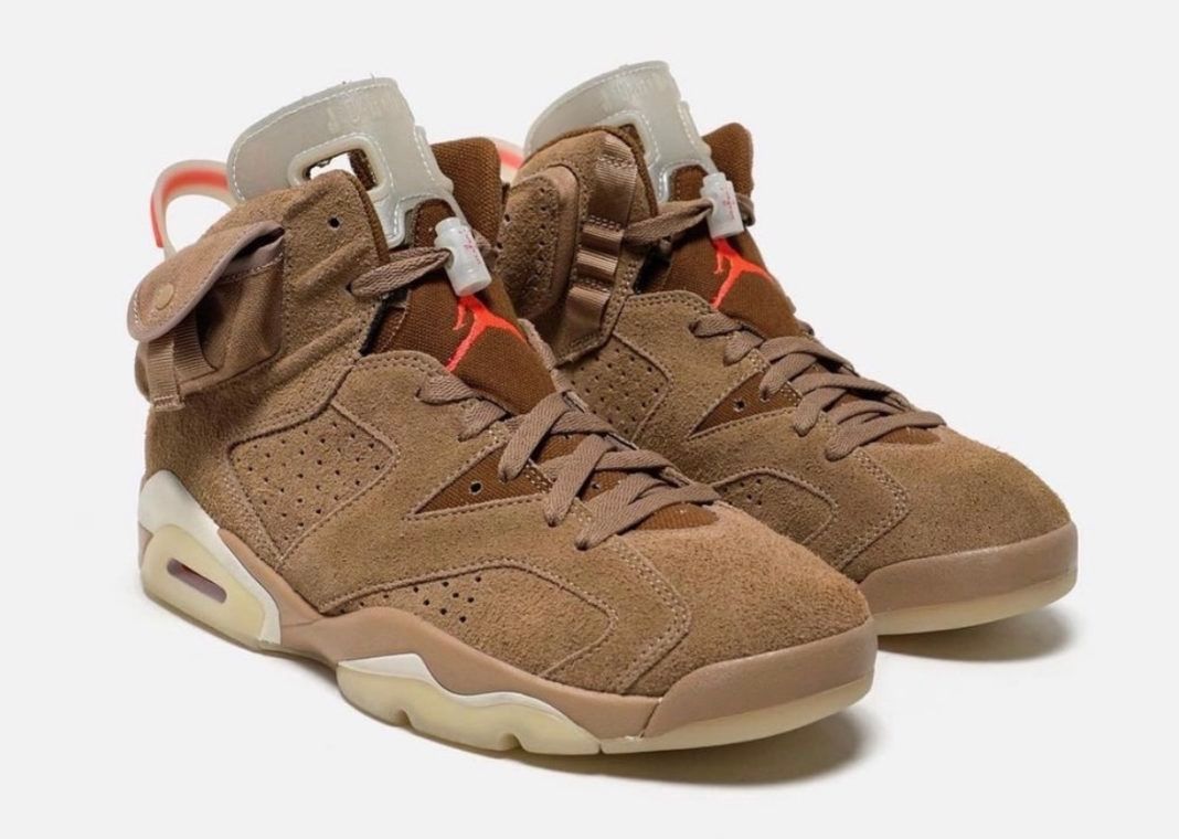 【スニダンで購入可】TRAVIS SCOTT × NIKE AIR JORDAN 6 "BRITISH KHAKI" 抽選/定価/販売店舗まとめ 20枚目