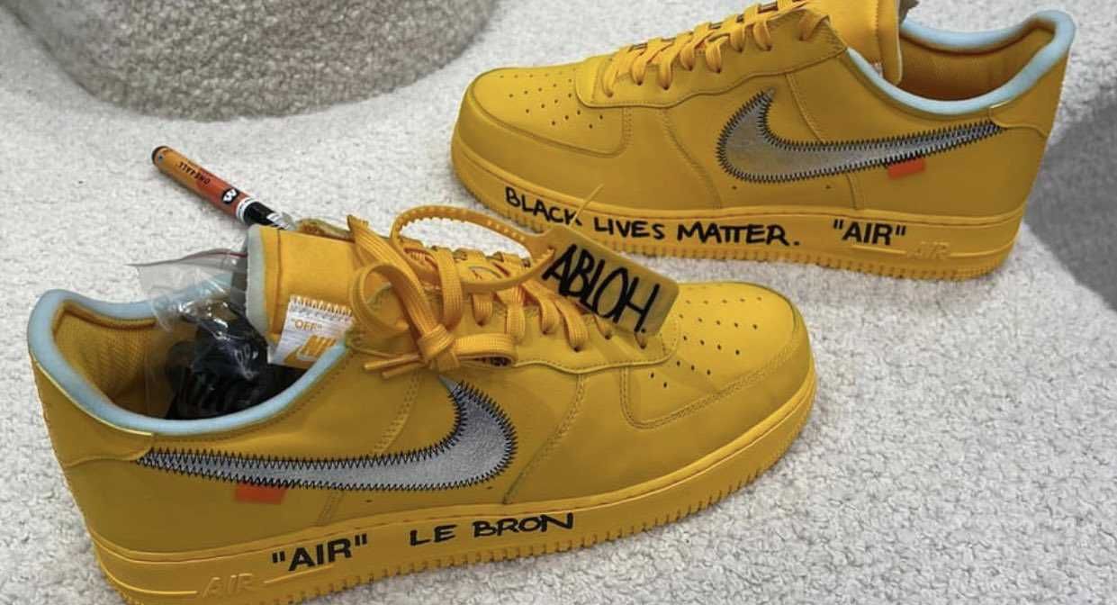 【スニダンで購入可】海外9/28発売 Off-White × Nike Air Force 1 "University Gold" 抽選/定価/販売店舗まとめ 15枚目