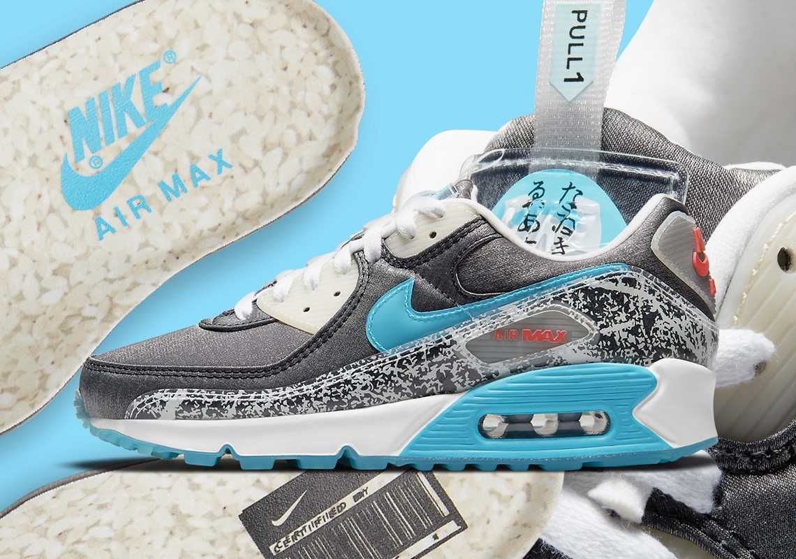 【スニダンで購入可】NIKE WMNS AIR MAX 90 "SWOOSH MART/RICE BALL" 抽選/定価/販売店舗まとめ 2枚目