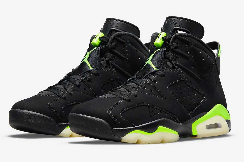 【スニダンで購入可】6/18発売 NIKE AIR JORDAN 6 "ELECTRIC GREEN" 抽選/定価/販売店舗まとめ 5枚目
