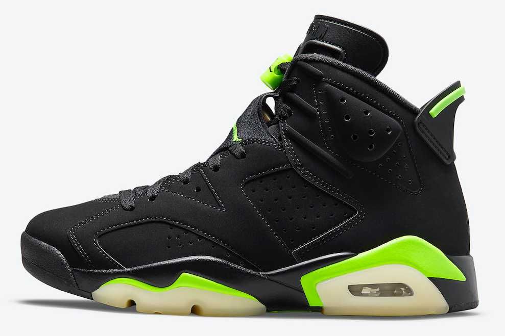 【スニダンで購入可】6/18発売 NIKE AIR JORDAN 6 "ELECTRIC GREEN" 抽選/定価/販売店舗まとめ 6枚目