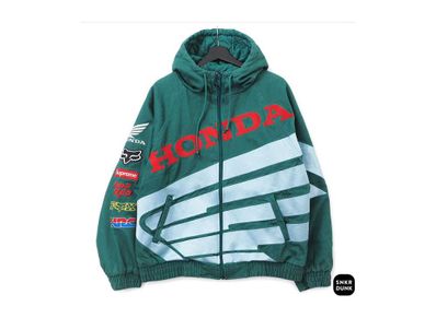 Supreme Honda Fox Racing Puffy Zip Up Work Jacket