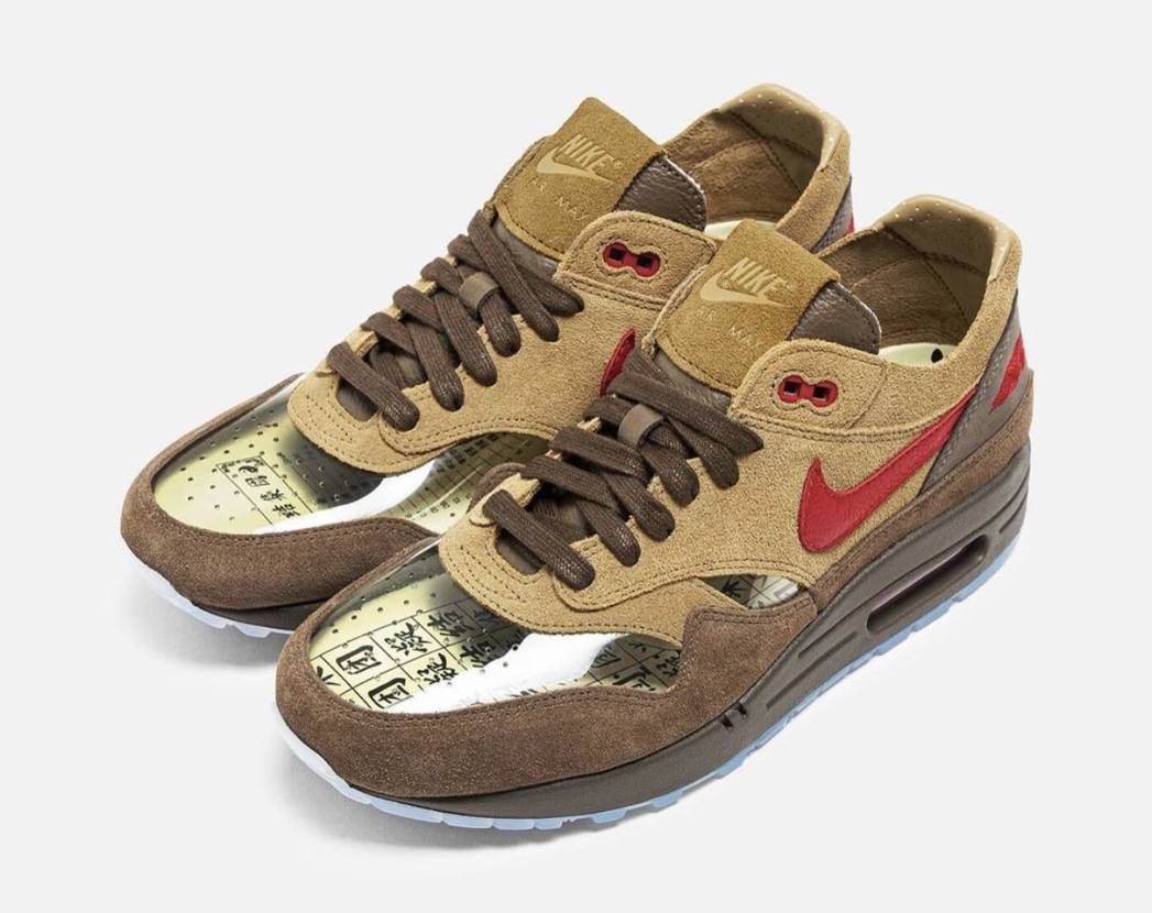 【スニダンで購入可】5/21再販 CLOT × NIKE AIR MAX 1 "K.O.D. CHA" 抽選/定価/販売店舗まとめ 2枚目