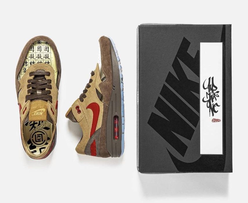 【スニダンで購入可】5/21再販 CLOT × NIKE AIR MAX 1 "K.O.D. CHA" 抽選/定価/販売店舗まとめ