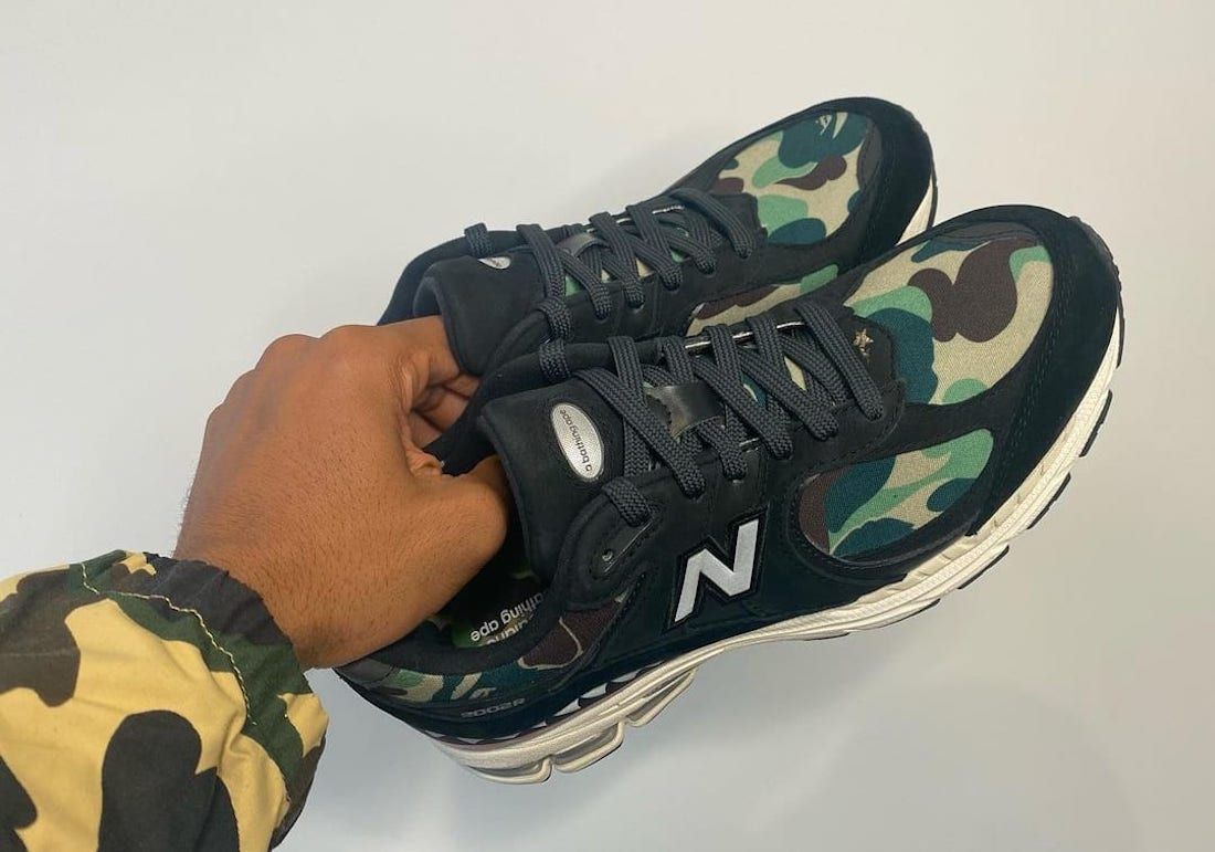 【スニダンで購入可】5/22発売 BAPE × NEW BALANCE ML2002R 定価/販売店舗まとめ 3枚目