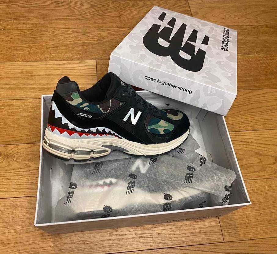 【スニダンで購入可】5/22発売 BAPE × NEW BALANCE ML2002R 定価/販売店舗まとめ 4枚目