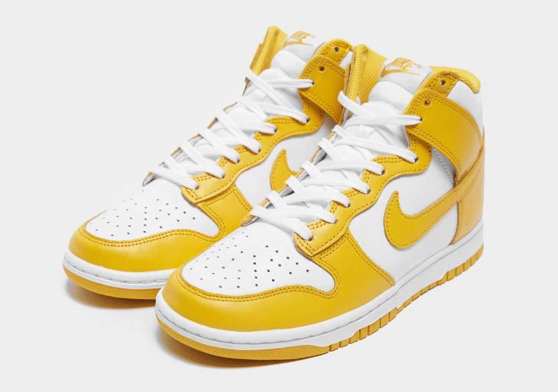 【スニダンで購入可】4/16発売 NIKE WMNS DUNK HIGH "DARK SULFUR" 抽選/定価/販売店舗まとめ 4枚目