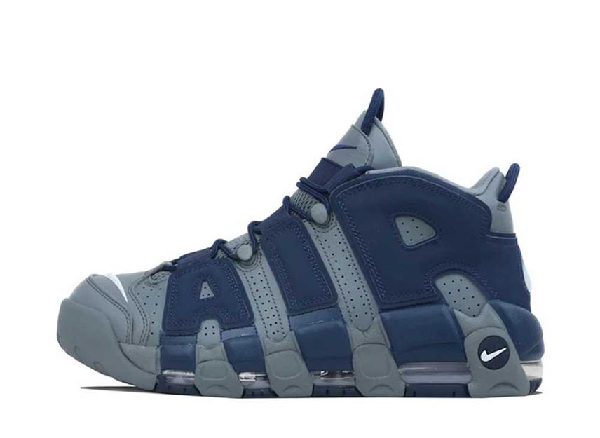 Nike Air More Uptempo 96 Cool Grey White Midnight Navy