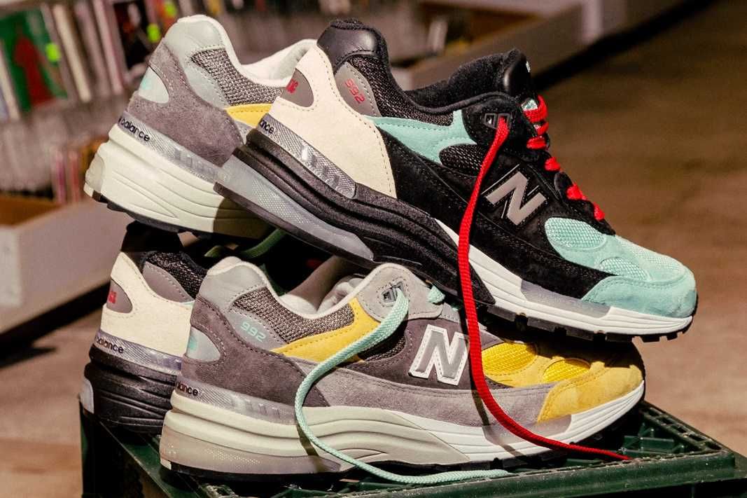 【海外4/2発売】NICE KICKS × AMOEBA MUSIC × NEW BALANCE 992 "PEACE THROUGH MUSIC" 2COLORS 抽選/定価/販売店舗まとめ 4枚目