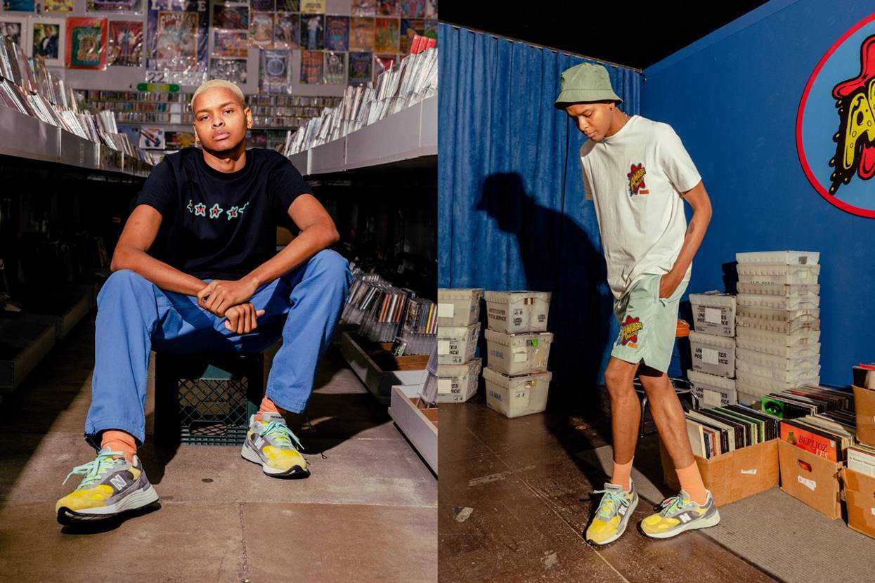 【海外4/2発売】NICE KICKS × AMOEBA MUSIC × NEW BALANCE 992 "PEACE THROUGH MUSIC" 2COLORS 抽選/定価/販売店舗まとめ 2枚目