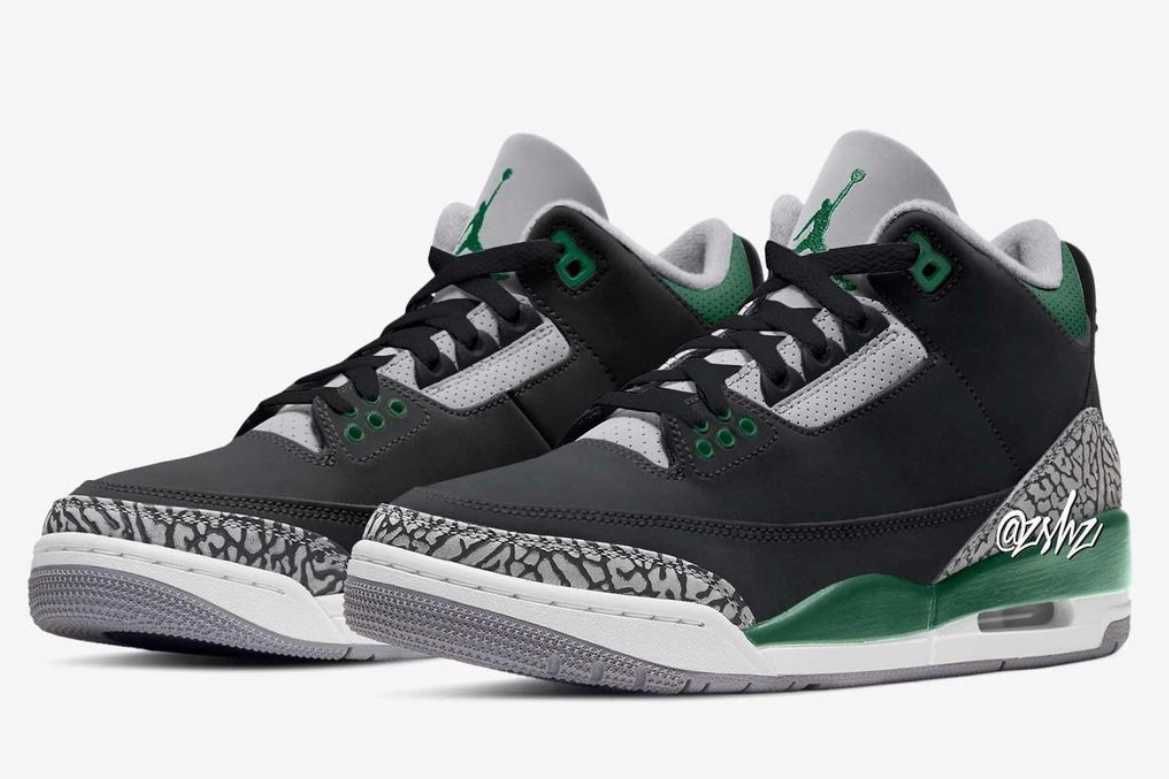 【11/13発売】NIKE AIR JORDAN 3 "PINE GREEN" 抽選/定価/販売店舗まとめ