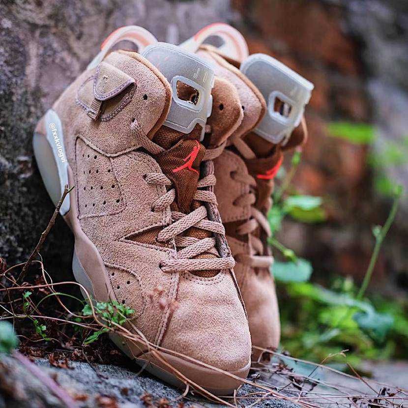 【スニダンで購入可】TRAVIS SCOTT × NIKE AIR JORDAN 6 "BRITISH KHAKI" 抽選/定価/販売店舗まとめ 6枚目