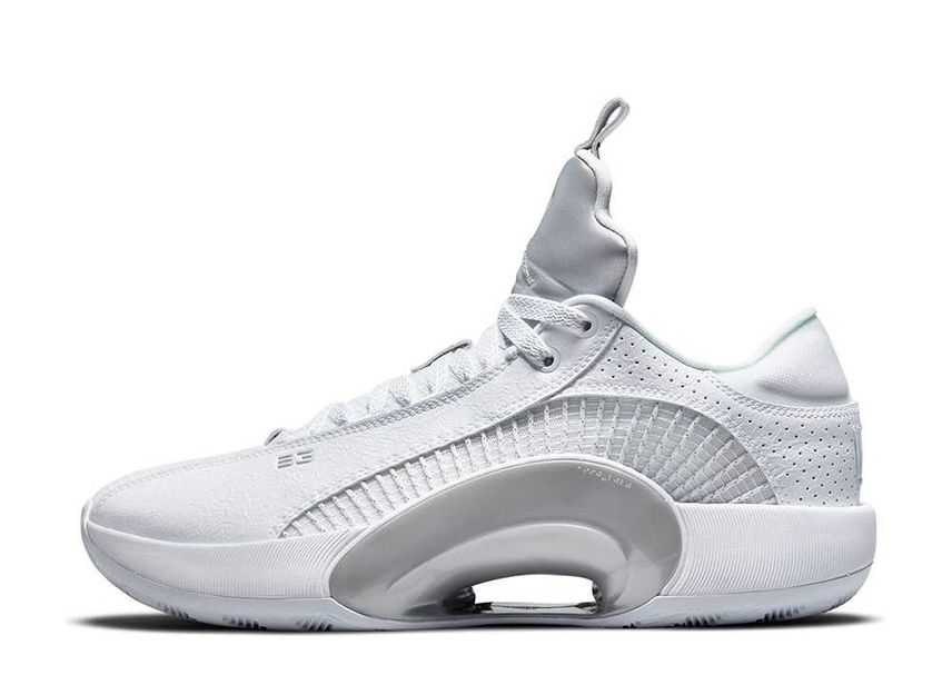 ナイキ エアジョーダン35 ロー "メタリック シルバー" (ホワイトソール)