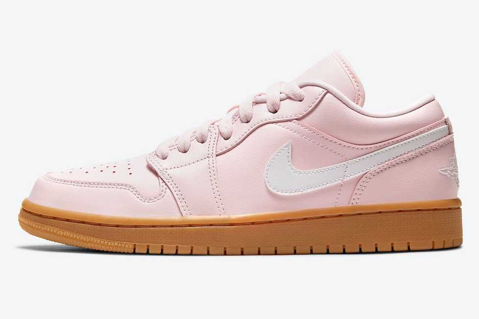 【スニダンで購入可】NIKE WMNS AIR JORDAN 1 LOW "ARCTIC PINK/GUM LIGHT BROWN" 抽選/定価/販売店舗まとめ 2枚目