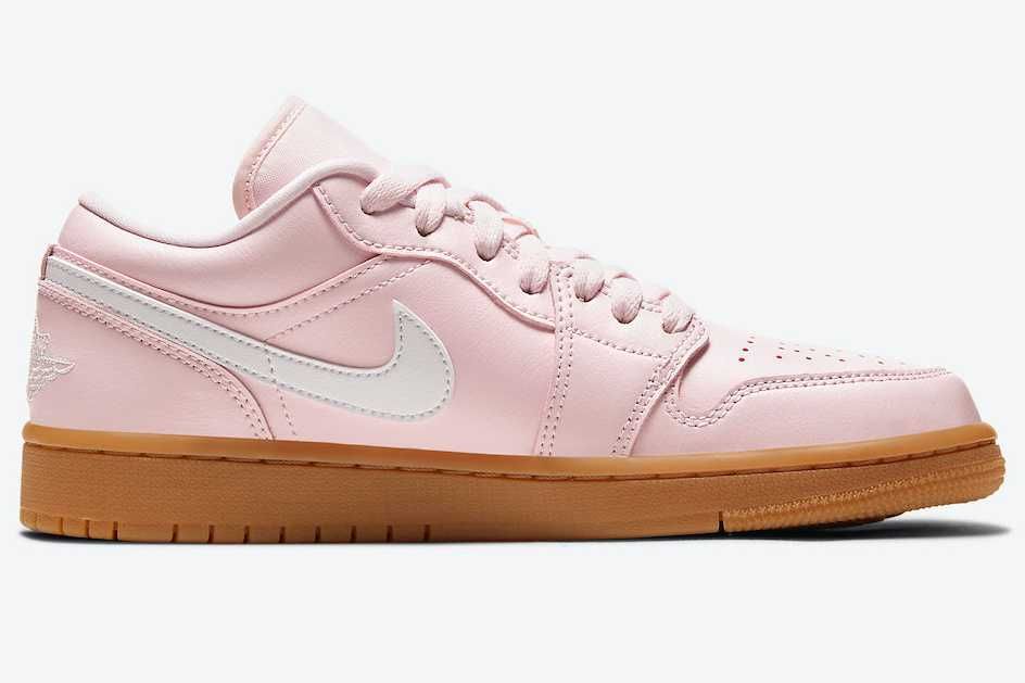 【スニダンで購入可】NIKE WMNS AIR JORDAN 1 LOW "ARCTIC PINK/GUM LIGHT BROWN" 抽選/定価/販売店舗まとめ 3枚目